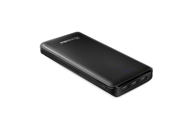 Samsung Huawei Batterie Externe 20000mAh Coolreall Power Bank 3 USB Port 4,8A Output Chargeur Portable avec LED pour iPhone etc iPad Tablette Noir 